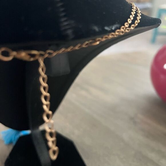 Women’s EUC Boho Layered tassel geometric necklace. - Picture 6 of 7